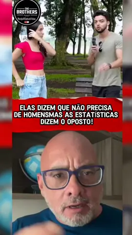 ela vive bem que não precisa dos homens nada estatísticas de do oposto.  #homens #mulheres #dados #reflexao #polemica #news 