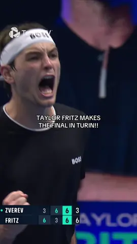 IT’S TAYLOR’S TIME 🕰️ The moment Taylor Fritz took out World No.2 Zverev to make the Nitto ATP Finals final! #fyp #tennis #tennistv #fritz #taylorfritz 