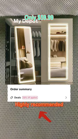 Mirror Full Length Standing with LED