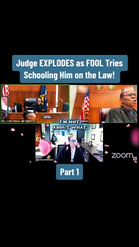 Judge EXPLODES as FOOL Tries Schooling Him on the Law! #court #judge #law #viralvideo #fyp #trending #usa🇺🇸 
