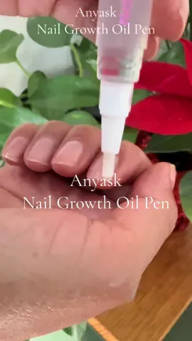 If you’re having a hard time growing your nails or your nails crack easily, or your cuticles, don’t look healthy. You should give this nail growth oil pen I try.   Just applying it. I could already feel a difference in my fingernails. It gave it a natural shine.  you can see the little cut around my cuticles where the skin has peeled off and while applying this, it did not burn. I love that I give that a natural shine. They already look so much healthier. #an#anyaska#nailgrowtha#nailgrowthoili#oilpenl#blackfridaye#dealsi#tiktokshopi#tiktokshopblackfridaysalei#tiktokshopcybermondaysalea#naturalnailsa#nailsoftiktokt#ttsa#salef#affordable