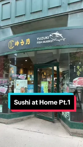A caterer I met last year served me fish from this place and told me it was her to-go spot for sushi-grade fish. This spot did not disappoint! They also have a mini take-out counter in the back if you dont want to prepare it yourself. The prices are definitely seem steep but for just under $100, it's incredibly high quality, fed 2 hungry people (for less than what a restaurant would charge) and it was such a romantic date night activity💖🍣 📍Yuzuki Fish Market 119 Spadina Ave Unit 101, Toronto #sushi #sushinight #sushichef #torontofood #torontosushi #torontoshop #chinatowntoronto #spadina #datenight #datenightideas 