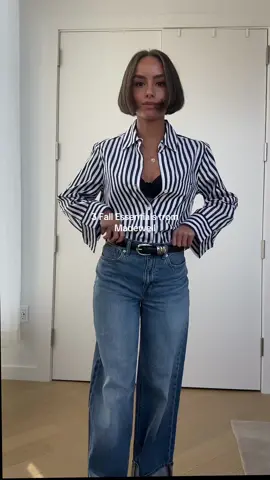 Which is your favorite? Sharing my 3 fall wardrobe staples from @madewell #falltrends #fallfashion 