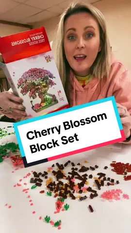 The perfect afternoon project #cherryblossomblocks #buildingblocks #giftideas #tiktokshopblackfriday #tiktokshopcybermonday #tiktokshopholidayhaul 