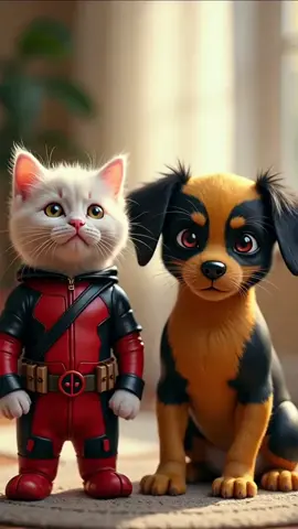 #deadpool #wolverine #deadpooldance #catdance #petdance 