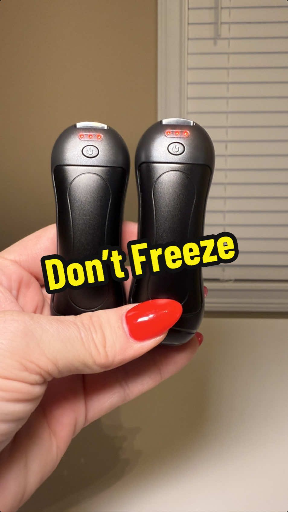 Winter is coming, and these rechargeable magnetic hand warmers are HOT—literally! 🔥🔥 They stay warm for up to 23 hours and are perfect for those chilly days ahead. Snag yours for just $9.99 with FREE shipping before they sell out! 🛒❄️ #HandWarmers #WinterIsComing #tiktokshopcybermonday #tiktokshopblackfriday #giftguide #ttsdelight 