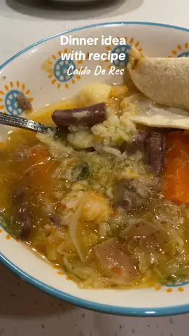Perfect dinner idea for a cold night!  Caldo De Res, mexican rice and a tortilla on the side 😍 screenshot the recipe at the end! Its an easy one #dinnerrecipe #cookingtok #dinnerinspo #quickdinner #weeknightdinner #cookdinnerwithme #recipeoftheday #mexicanfood #instantpotrecipes 