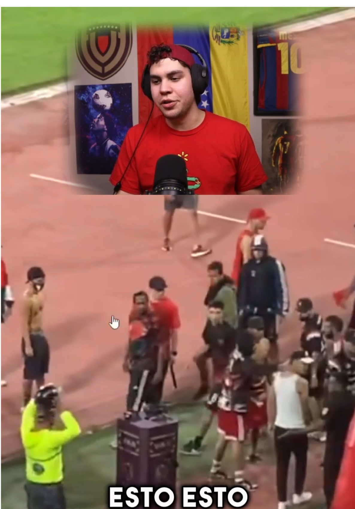 Estos no son fanáticos, son delincuentes. #venezuela #caracasfc #ligafutve #tachira 