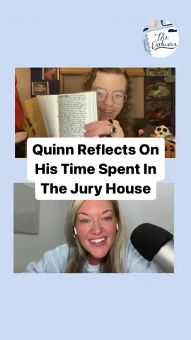 Quinn Martin joins @sharon_tharp for a post-season interview on The Exclusive, sharing exciting stories from the jury house and even showing the daily journal he wrote in during his time there. Check out the rest of Quinn's interview wherever you find your podcasts for more fun moments like this (such as seeing how he ranked his final two deals!) #bb26 #bigbrother26 #bigbrother #bb26quinn #bbquinn #theexclusive #interview #realitytvclips