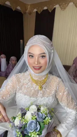💄MUA nikieket my beautiful bridel JASMIN Groom  YASSEN #trending #marawimakeupartist💄 #maranaotiktokers #fypシ゚viral #hijabitiktok 