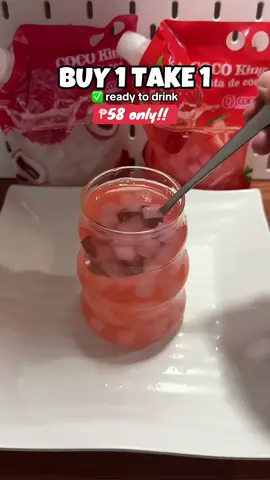 Ang sarap neto ang refreshing inumin tapos naka buy 1 take 1 pa kaya sulit na sulit!  #natadecoco #coconatadecoco #natadecoco #cocokingnatadecoco #natadrink #natajelly #cocofood 