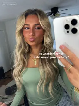 i love playing w the capcut filters. making me wanna put on some scrubs  #aifilter #capcutfilters #graysanatomy #nurse #trend 