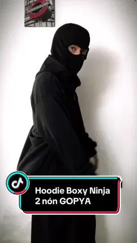 Mình mới nhận hàng con áo hoodie boxy ninja 2 nón ở brand GOPYA đây. Form bao đẹp bao chất luôn ae ơi. Mờ ê mê luôn. Vào phần trưng bày trong trang mình để đặt nha #hoodieboxyninja #hoodiebalaclava #hoodieboxy2non #hoodiegopya #gopya #datriviu #fyp 