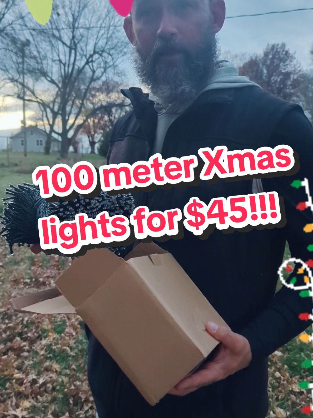 328 ft 800 LEDs Solar Power Christmas lights. This is the best deal! #tiktokshopblackfriday #tiktokshopcybermonday #christmasledlights #christmaslights #outdoorlights #solarchristmaslights 