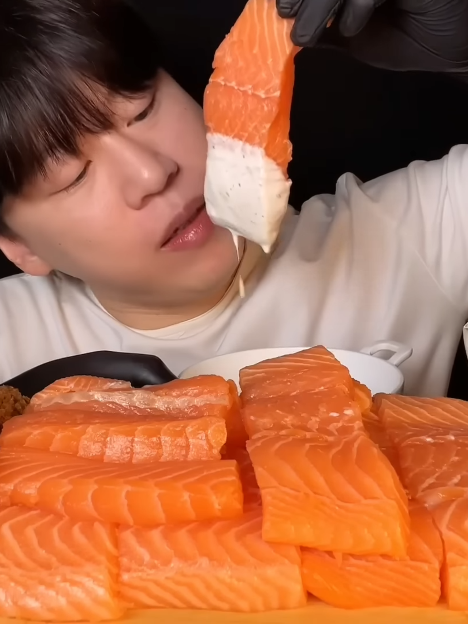 salmon #asmr #asmreating #mukbangvideo #corea