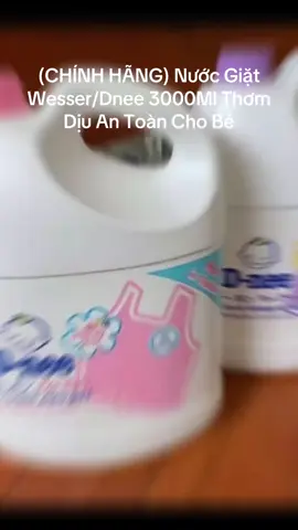 #(CHÍNH HÃNG) Nước Giặt Wesser/Dnee 3000Ml Thơm Dịu An Toàn Cho Bé #n#nướcgiặtt#top10t#trendingh#hot