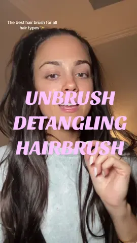 Unbrush detangling hair brush ✨  #unbrush #unbrushreview #tiktokshop #tiktokshopfinds #tiktokshopblackfriday #tiktokshopcybermonday #fyp 