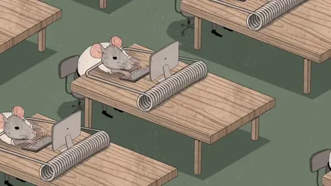 The Rat Race only ends when you stop running. #escape #ratrace #matrix 