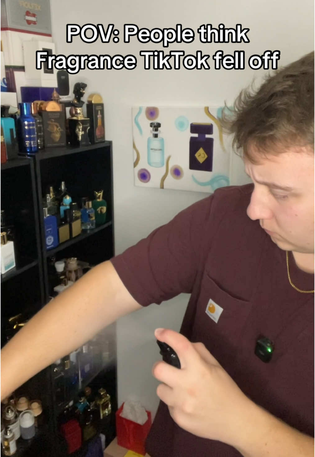 Did fragrances fall off? #fragrance #cologne #perfume #fragrancetiktok 
