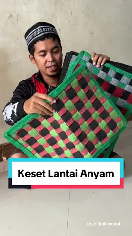 rekomendasi keset kaki murah motif catur dari bahan kain flanel yang di anyam #kesetlantai #kesetmurah #kesetkaki #cuantanpabatas 
