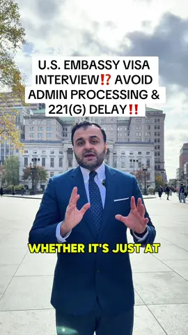 If you have an interview coming up at a US Embassy for your visa, make sure you follow these steps to avoid administrative processing and 221(g) delays! #immigration #immigrants #greencard #visa #uscis #uscitizen #citizenship #uscitizenship #embassy #usa #travel #migrants #immigrationlawyer #immigrationattorney #attorney #nyc #legaltiktok #lawyersoftiktok #legaladvice #legaltips #fyp #fypシ 
