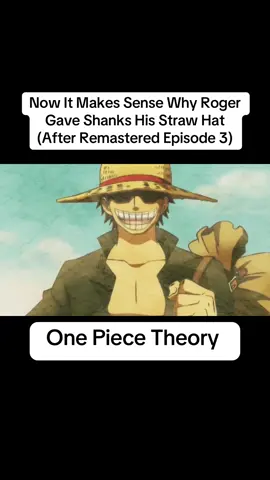 Why Roger Gave Shanks the straw hat #onepiece #onepieceanime #shanks #luffy #goldroger 