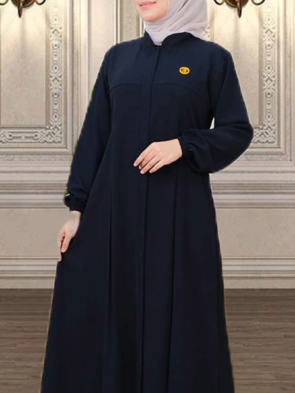 Baju Gamis Wanita Muslimah Airflow Higt Quality Premium - Dewasa, Dress Crinkle Hitam - Lebaran baru #gamis #gamislebaran #gamispolos #gamismurah #gamisdress #dress #dressgamis 