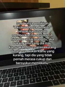 kamu gaada kurangnya, emang belum ketemu sama yang worth it aja  #sad #sadstory #sadvibes #sadsong #sadvibes🥀 #sadquotes #katakata #fyp #fypage #fypp #fypシ゚ #4upage #viralquotes #fyyyyyyyyyyyyyyyy #fyppppppppppppppppppppppp 