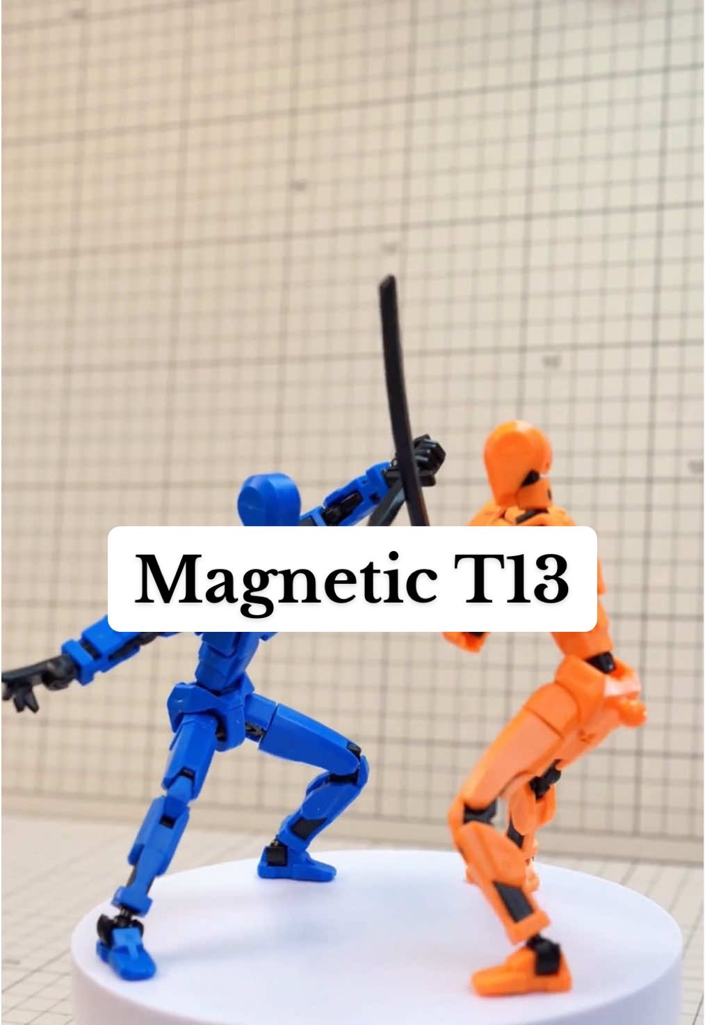 Magnetic t13 is more cool#toys #3dprinting #actionfigures #dummy #t13 #stikbot #actionfigure #stikman 