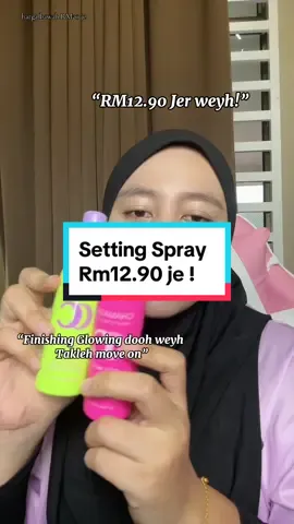 Korang yang tengah cari setting spray yang nak lock makeup korg dan jadi glow, boleh try yang ni #settingspray #chamagic #settingsprayviral #fyp 