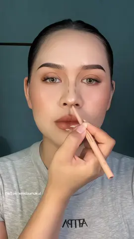 Contour👃.                   #makeup #tiktokmakeup #makeuptutorial #beauty #tutorial #แต่งหน้า #แต่งหน้าสายฝอ #grwm #fypシ゚ 
