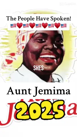 Aunt Jemaima is coming back in 2025! 🇺🇸 #auntjemima #shesback #imback #pancakes 