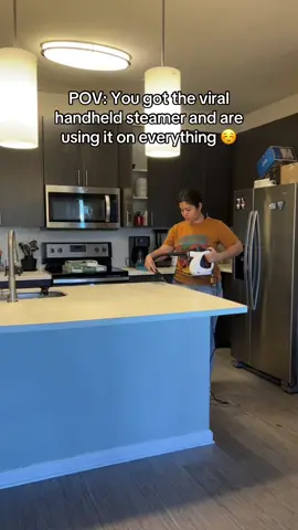 This handheld steam cleaner is a #1 BEST SELLER! 👏♨️ #steamcleaning #handheldsteamer #steamer #cleaning #bestsellers #CleanTok #cleaningtok #cleaningobsessed #kitchencleaning #cleaningproducts #cleaningsupplies #cleaningtools 