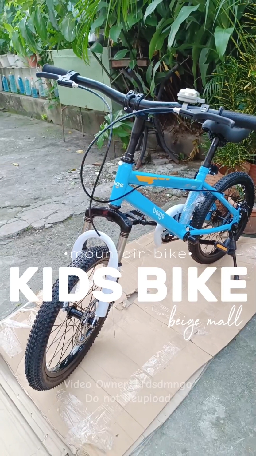 Beige【Rubber Wheels】Mountain bike for kids bicycle 16/18 inch High Carbon Steel Shock Absorber bike with Rubber Tires pixie bike Bike for kids Mountain Bicycle for 2-8 Years Old Riding Assist Wheels bike 12/16/18 inch Boys&Girls  #kidsfind #kidsbike #bikeforkids #mountainbike #mountainbikeforkids #beigebike #bike #bikes #biker #mimadessy #lrdsdmngo #fyppp 