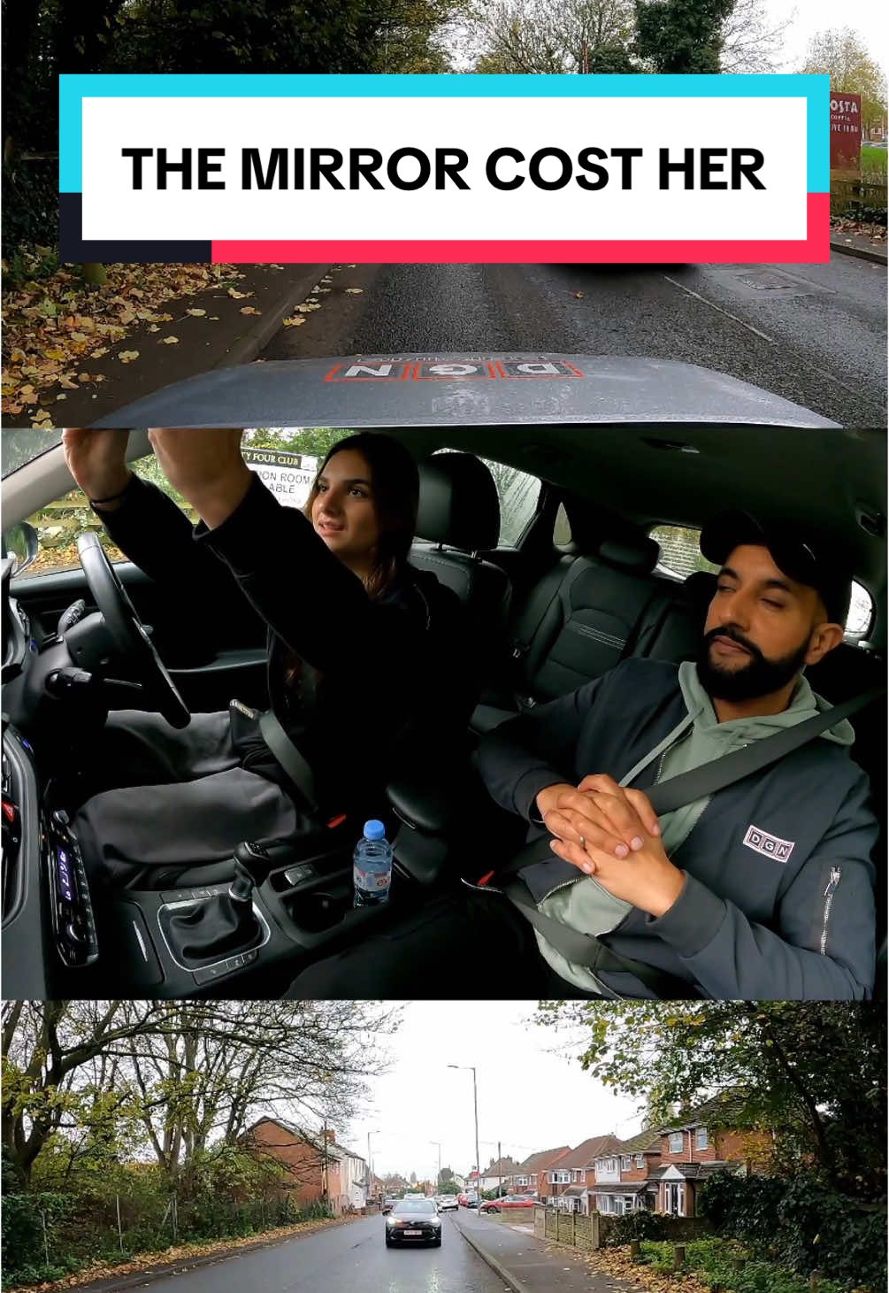 THE MIRROR COST HER #drivingtest #learnerdriver 