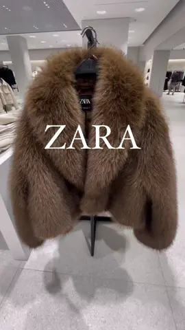 ZARA fur coat season❄️🐻🤍 #zara#winter #fur#coat