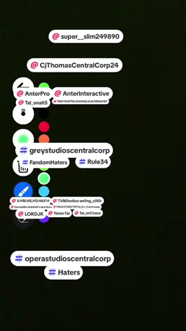 I Hate Fandom Haters & Grey Studios & Opera Studios & Rule 34 & The Haters!! >:(, And I Like @super__slim249890 @Cj Thomas Central Corp 24 @Anter Interactive @Tal_onalt5 @V.H M.H S.H D.H & P.H @TVN Studios - wr0ng_c0l0r @Domald Duck & Rai Productions @TRBYRSEFTALONMEDLIAALTERNATE9 @TWSASTAEBT707Tal_On_Crackhouse @LORD JK @Talon-Tal @Tal_onChaos So Much! :)