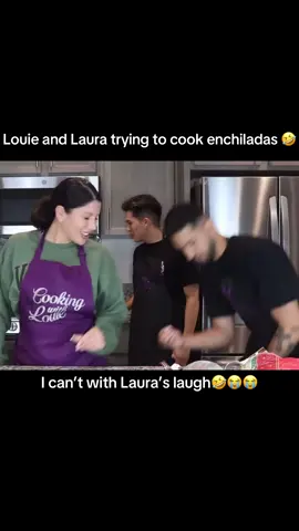 This video was so funny🤣🤣🤣 #laura #louie #lauramellado #louiecastro #funny #enchiladas #cooking #competition #youtube #fyp #foryoupage 