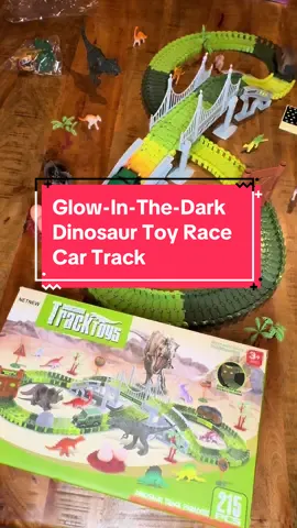 Perfect gift for any dinosaur lover in your life! Check this thing out and see what you think! #dinosaurracetrack #racetrack #toycars #independentplay #tiktoktoys #tiktokshopblackfriday #tiktokshopcybermonday #tiktokshopfinds 