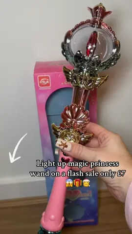 How nice is this princess wand perfect present for your little  ones 🎁🤔🎅 #magic #princesss #magicprincess #magicwand #lightup #light #fairylights #xmas #xmasvibes #fyp #foryoupage❤️❤️ #viral_video #blackfridaydeals #tiktokmademebuyit #toys #giftideas #gift #kidstiktok 