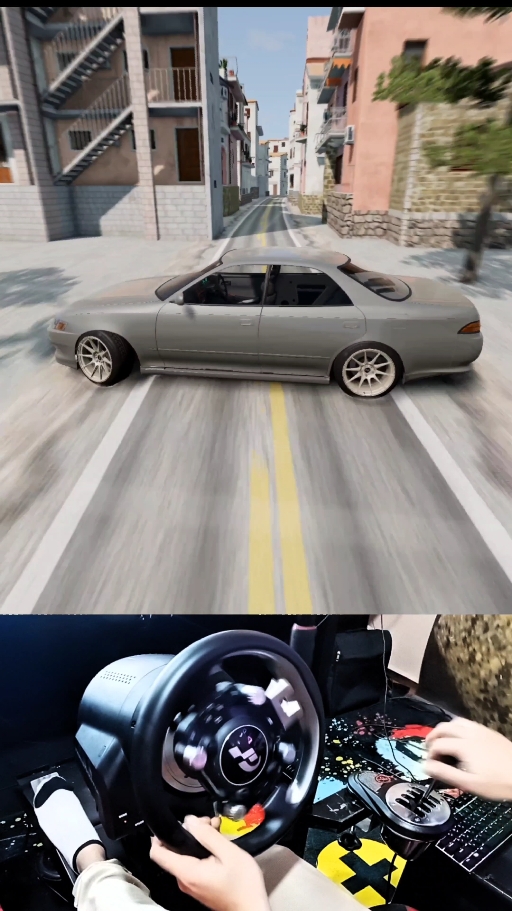 Toyota Mark2 Drifting Beamng drive  #toyotamark2 #beamngdrive #drift #تفحيط 