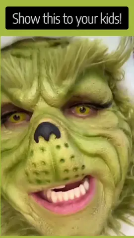 Message from the Grinch 💚  #KidFriendly #grinchmas #grinch #Christmas #behave #Message 