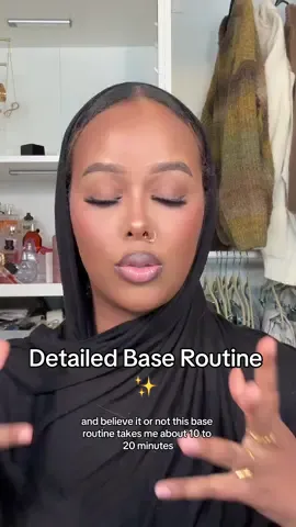 Detailed Base routine ✨ @Sephora Collection  @e.l.f. Cosmetics  @Rare Beauty  @Haus Labs by Lady Gaga  @Huda Beauty  @NARS Cosmetics  @Tatcha  @maccosmetics  @Anastasia Beverly Hills 
