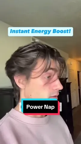 Here's a Navy SEAL-inspired hack for a quick energy boost: take a 10-minute power nap with your legs elevated. This position promotes blood flow back to your core, reducing swelling in your legs and triggering relaxation. Studies show that short naps improve alertness and mood without the grogginess of deeper sleep. This trick is ideal for a fast reset when you're low on time, helping you feel refreshed and ready to tackle the rest of your day. #lowenergy #naptime #sleeptips #healthtips #doctoradvice @Braden Wellman 