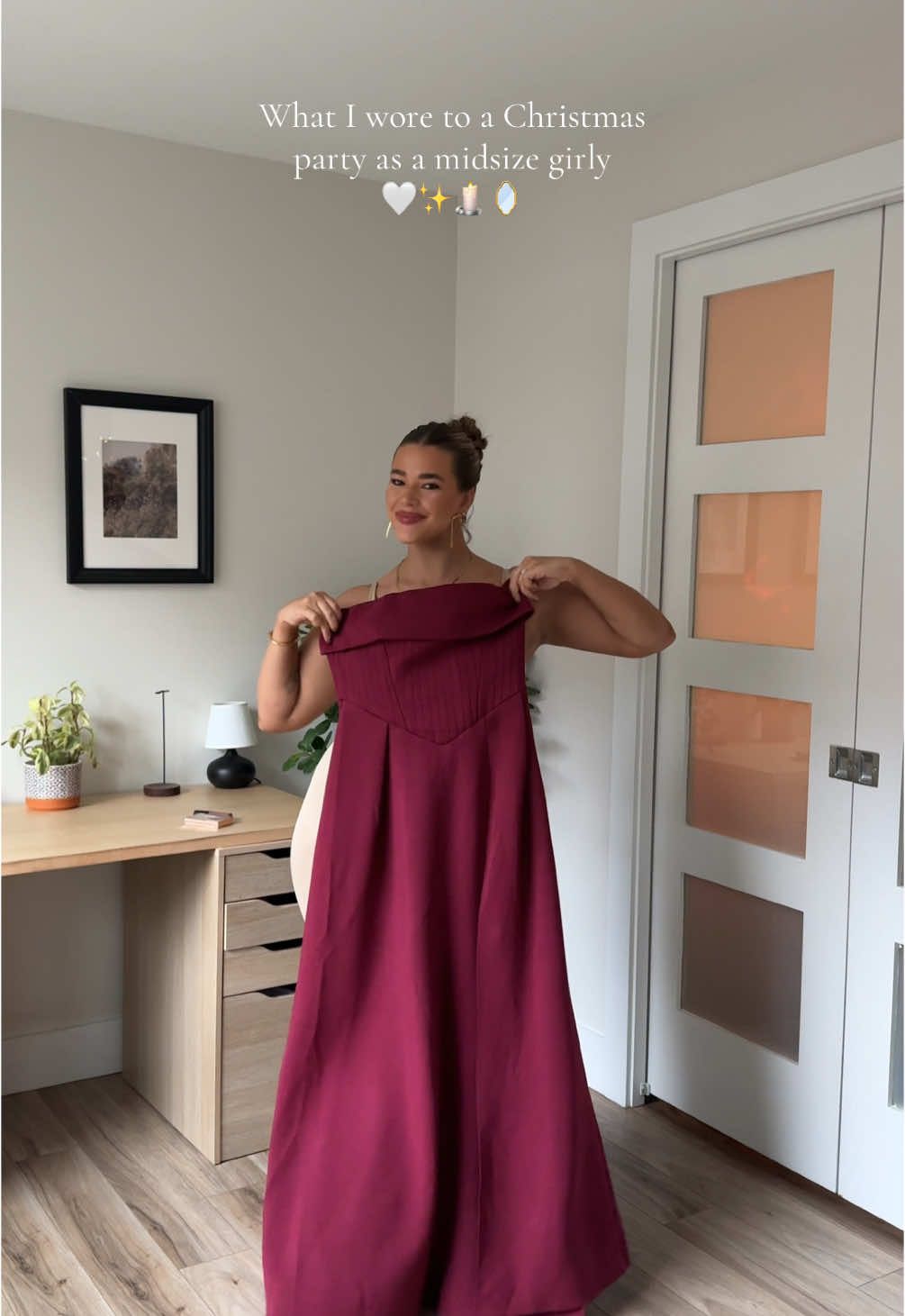 What i wore to a Christmas party as a midsize girly 🕯️✨⛪️🤍 #midsizefashion #midsizestyle #OOTD #whatiworetoday #styleinspo #fashiontime 