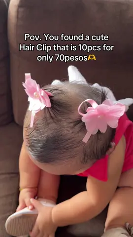 Super cutee!!😍🥰 #fyp #hairclip #babyhairclip #hairaccessories #babyhair #babyhairaccessories #MomsofTikTok #firsttimemom 