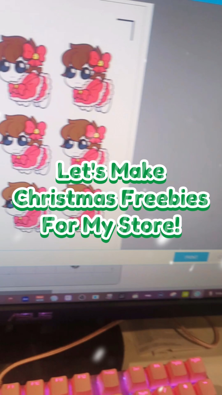 We got that Christmas Autism Creature in us all... You can receive a Christmas autism if you order anything from my Etsy!  #etsyshop #etsyseller #christmas2024 #christmas #xmas #holidays #shopupdate #makethingswithme #autism #autismcreature #meme 