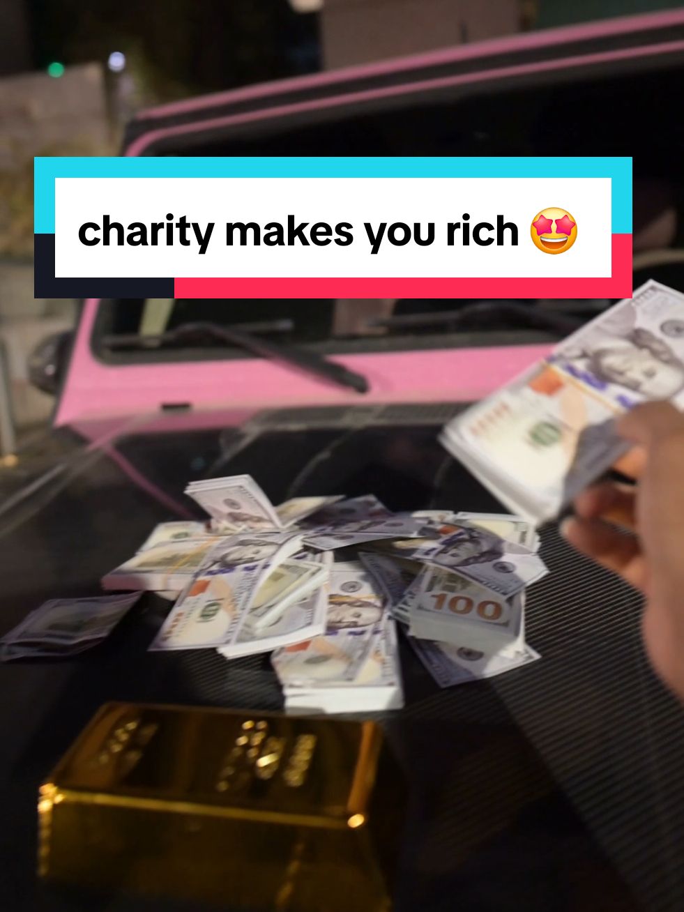 charity makes you rich 🤩  #supercar #money #viral 