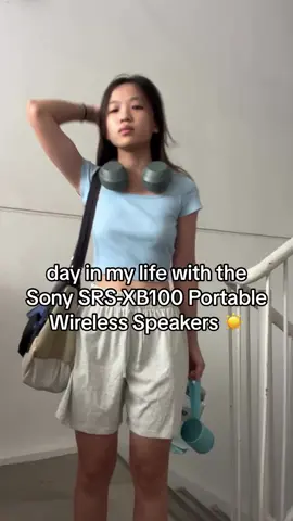 it’s been great spending time going out and catching up with friends, and now with my new Sony SRS-XB100 Portable Wireless Speaker, it’s been super vibes as well! 📷 this speaker is so small and light, I can always just keep it in my bag to use (just in case we ever want to blast some music) 📷. and the best thing is, the sound is still powerful and loud despite its small size! it’s great how I can just hang it at the side of my bottle or bag too so my hands are free:) 📷 (together with my ULT Wear Headphones) @yappydumpy