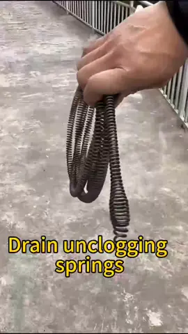 Drain unclogging springs#fypage #tiktok #fotyoupage #fypシ゚viral 